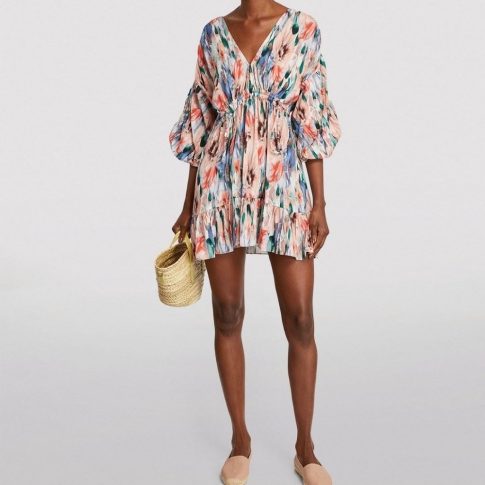 Misa Los Angeles Sari Dress in Eden Floral
 Size M